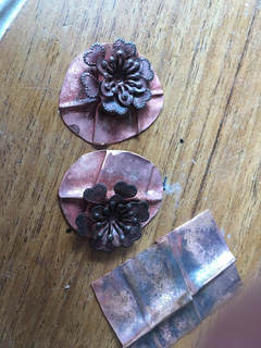 Fold formed earring components