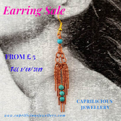 Earring Sale, Caprilicious Jewellery 2019