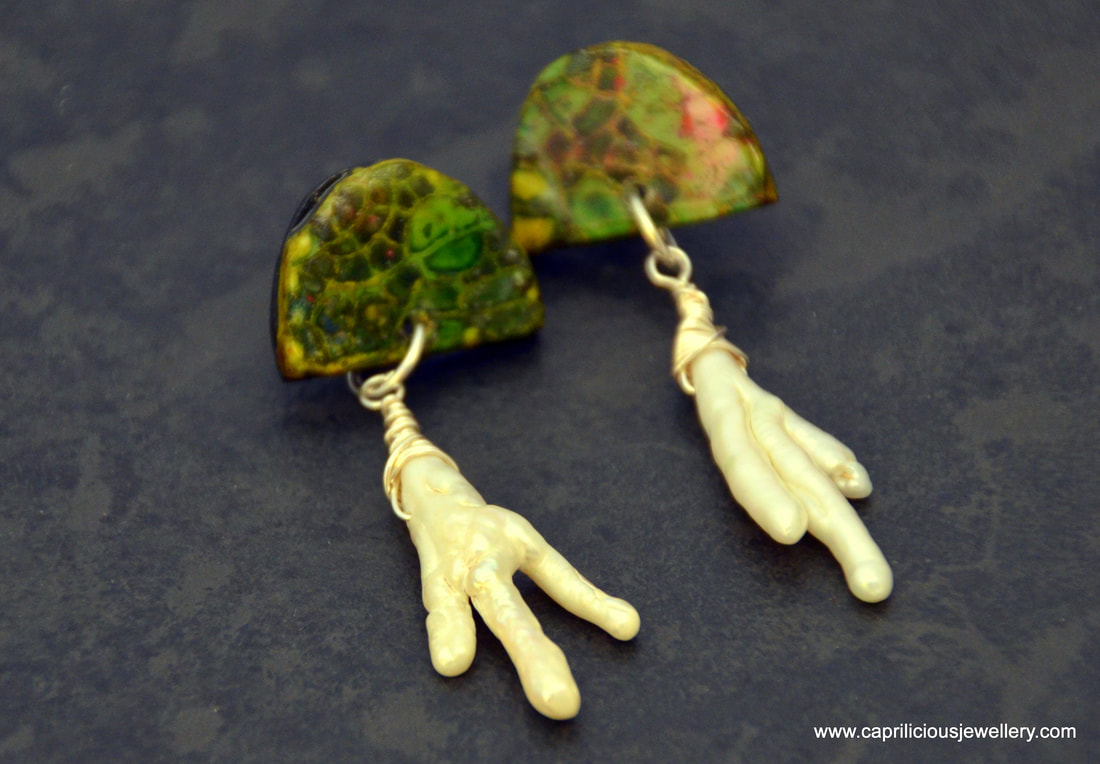 Monet stud earrings by Caprilicious Jewellery