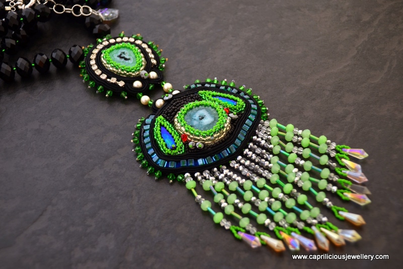 Soutache pendant by Caprilicious Jewellery