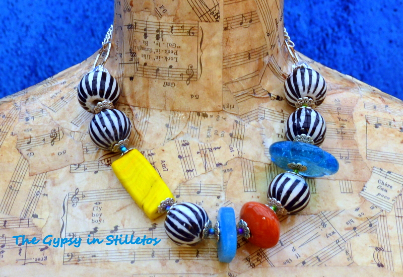 The Gypsy In Stilletos necklace by Caprilicious Jewellery
