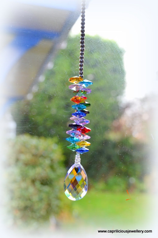 Crystal suncatchers by Caprilicious Jewellery