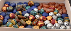 polymer clay beads by Caprilicious Jewellery