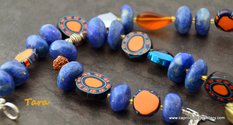 Polymer clay beads by Caprilicious Jewellery