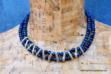 Two strand crystal necklace by Caprilicious Jewellery