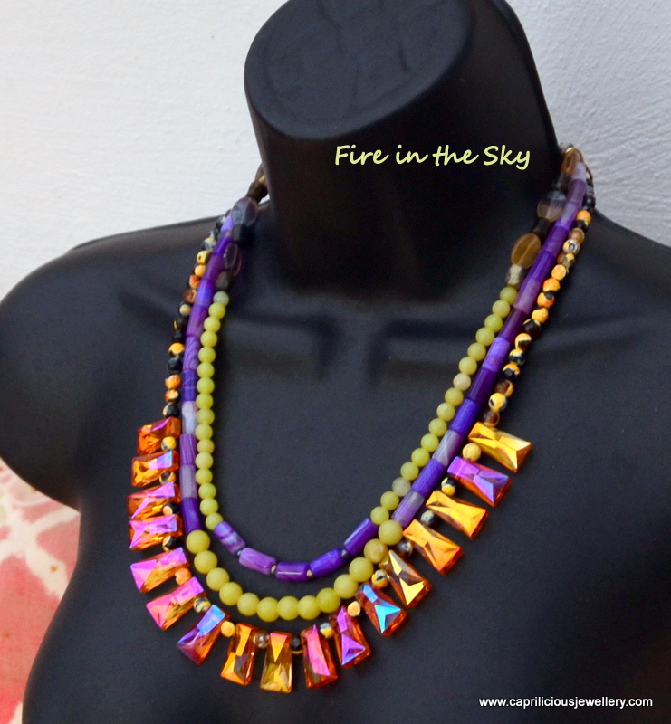 Fire in the Sky - Bling from Caprilicious Jewellery
