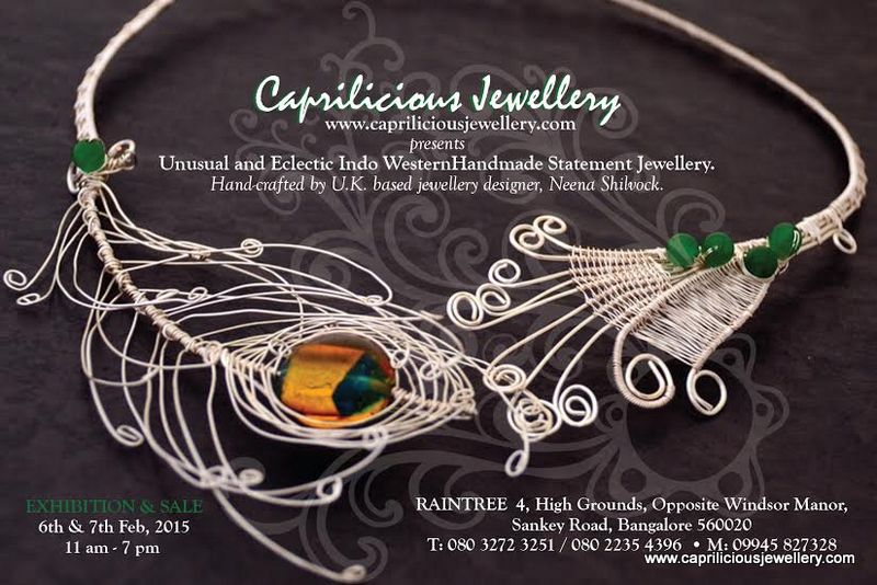 Caprilicious Jewellery Exhibition Invitation