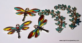 Using cold enamelling techniques by Caprilicious Jewellery