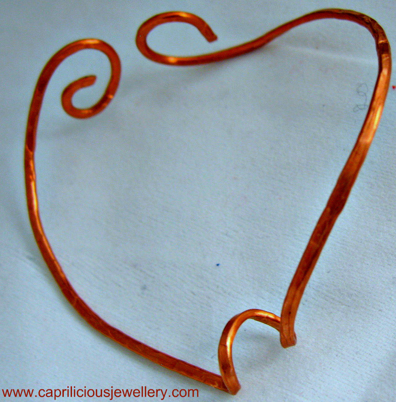 Copper Bracelets for rheumatism by Caprilicious Jewellery