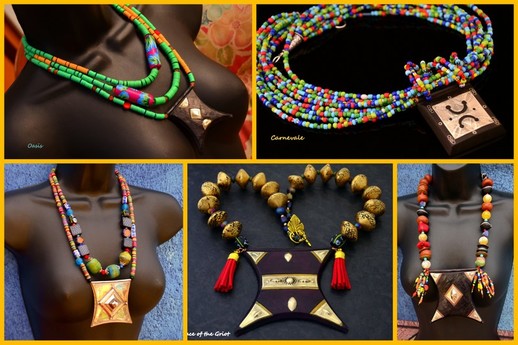 Tuareg Tcherot amulet necklaces by Caprilicious Jewellery