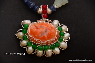 Druzy pendant by Caprilicious Jewellery