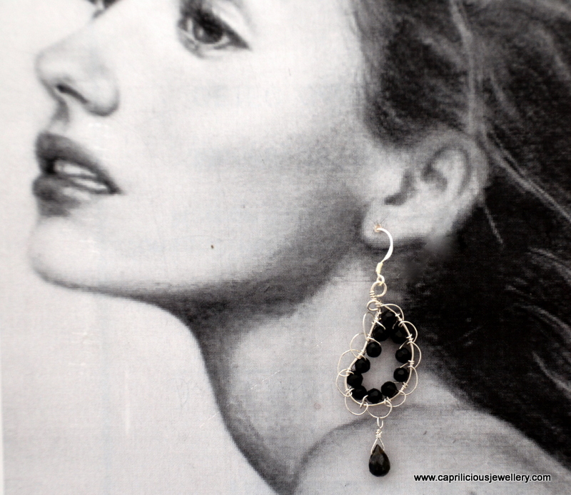 Sterling silver earrings by Caprilicious Jewellery