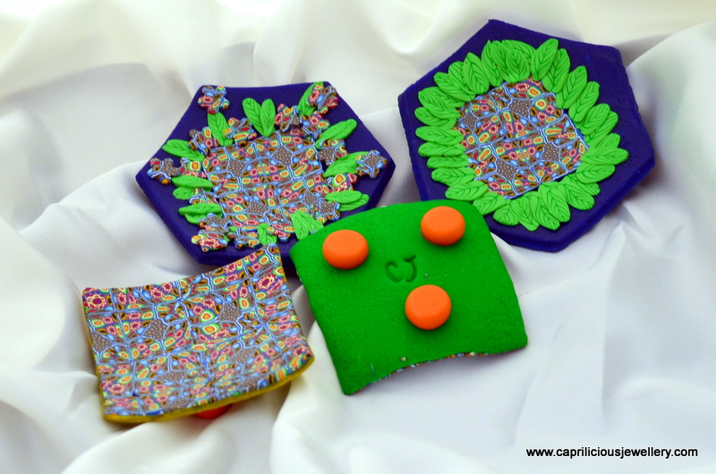 Polymer clay ring trays by Caprilicious Jewellery