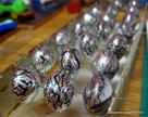 Silver Foil Bi-cone beads - a mini tutorial by Caprilicious Jewellery