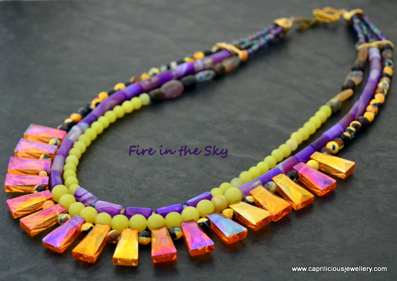 Fire in the Sky - Bling from Caprilicious Jewellery