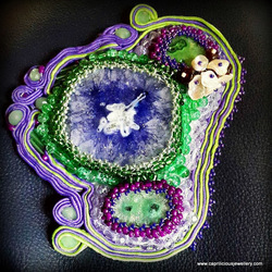 Soutache jewellery being made at Caprilicious Jewellery