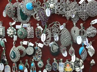 Silver shopping in Bengaluru, India