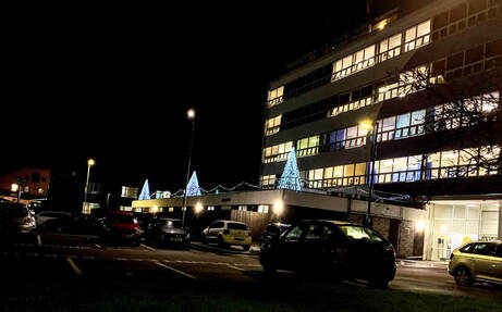 bad santa, merry christmas? George Eliot Hospital Maternity Unit