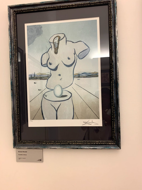 Birth of Venus by Dali, in Prague