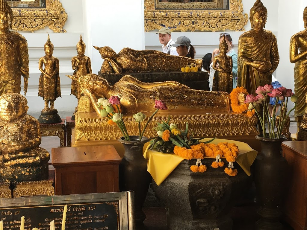 Facsimile of the Golden Reclining Buddha, Bangkok