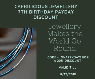 December Payday offer from Caprilicious Jewellery